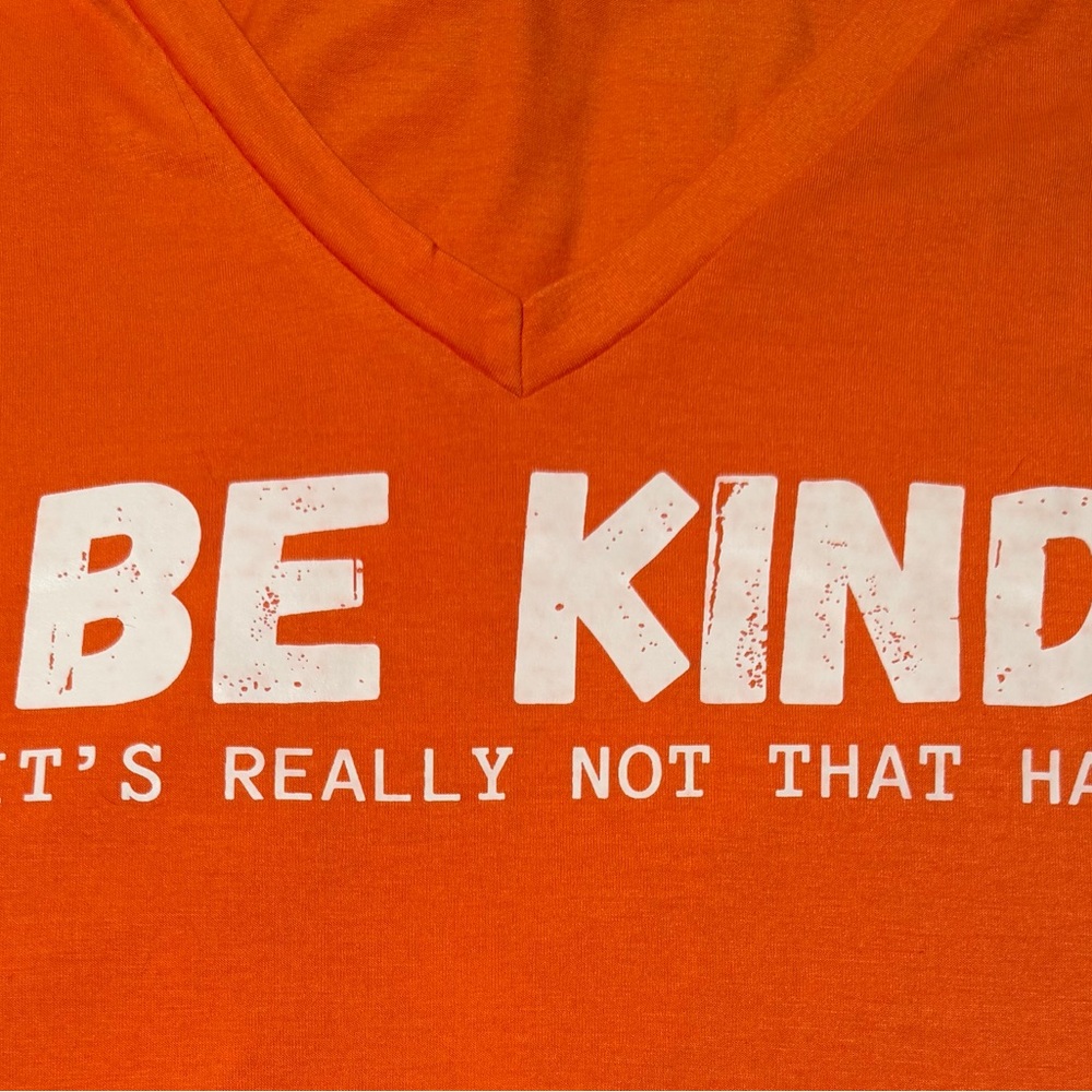 Source Unknown Orange Long Sleeve Tee